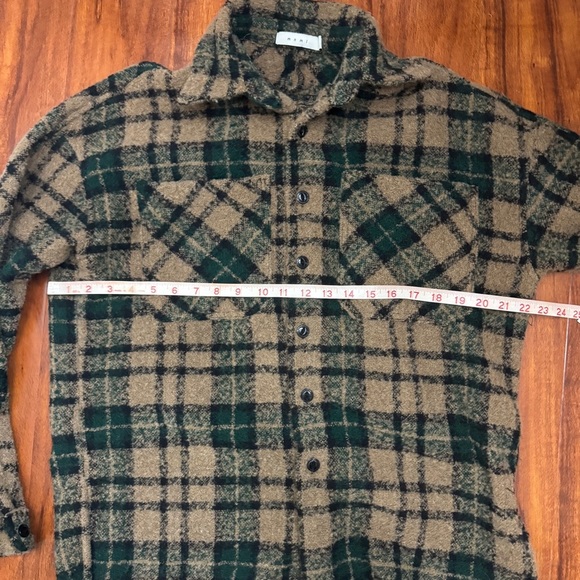 MNML Tweed Button Up Shirt Jacket Size XS - Picture 6 of 8